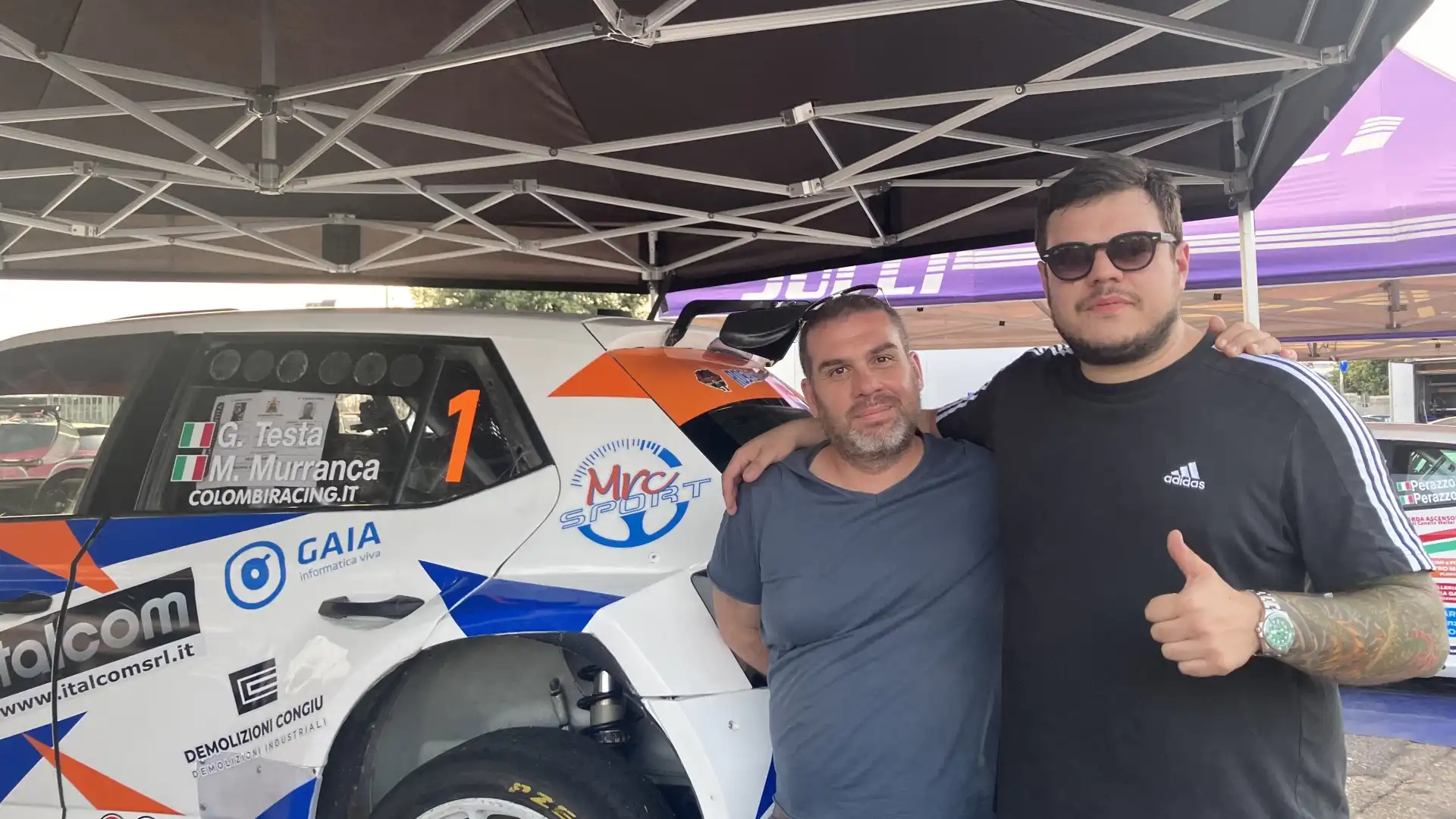 Giuseppe Testa, successo in Sardegna con Marco nel cuore:  la dedica speciale legata al secondo exploit del 2024 per il pilota cercese